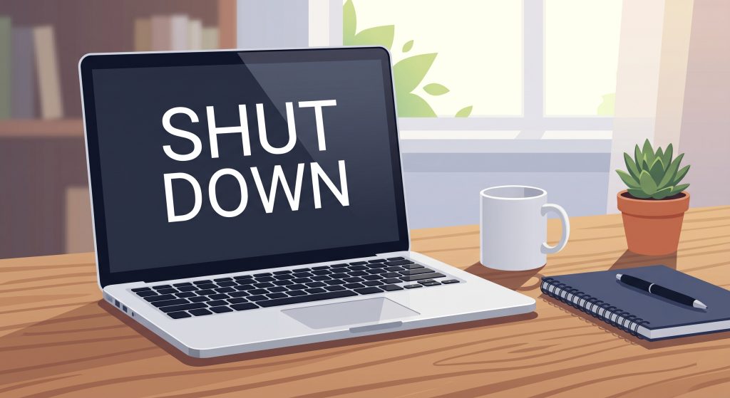 Mematikan laptop secara rutin itu penting banget buat me-refresh sistem, menutup aplikasi yang masih jalan di-background, dan menghindari bug. Kalau kamu tahu cara mematikan laptop dengan tepat, umur perangkat bisa lebih panjang dan kerja jadi lebih lancar. Jadi, jangan disepelekan, ya!